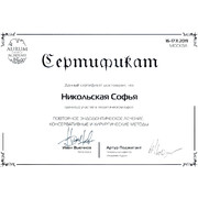НСА - Aurum - 2019.11.16-17 - сертификат - эндодонтия (Вьючнов)