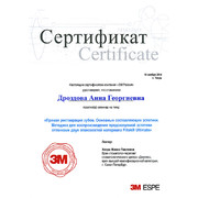 ДАГ - 3М - 2014 - сертификат - реставрация (Хиора)